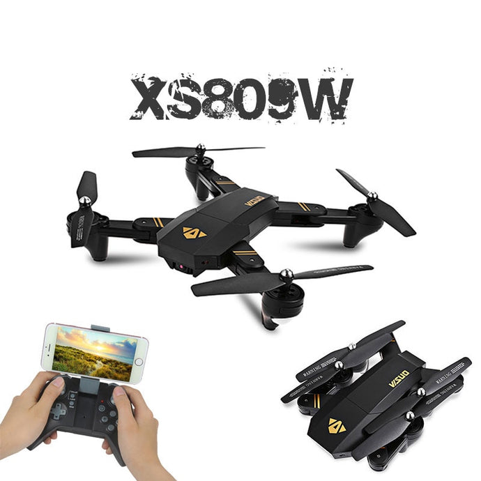 Visuo Quadcopter Mini Foldable Selfie Drone
