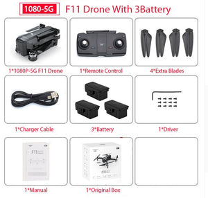 PRO GPS Drone With Wifi FPV 1080P/2K HD Camera